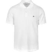 Gant Shield Piqué Poloshirt Wit
