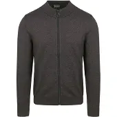 No-excess Gebreid vest antraciet