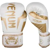 Venum Elite (Kick)Bokshandschoenen Wit Goud - 1OOZ