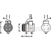 VAN WEZEL 8100K041 Aircopomp