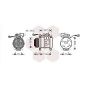 VAN WEZEL 2800K076 Aircopomp