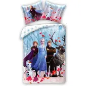 MCU Dekbedovertrek Snow - 140 x 200 cm + 50 x 70 cm - Katoen