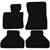 Basic zwarte veloursmatten voor: BMW X6 E71 SUV (2008-2014)