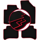 Carlux -RED automatten voor: Toyota Yaris I 5-deurs (1999-2005)