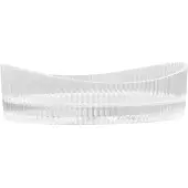 Mexen Kivo glazen opbouw waskom 50 x 37 cm, transparant - 24215000
