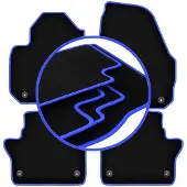 Carlux -BLUE automatten voor: Volvo S60 II Lang (2010-2018)