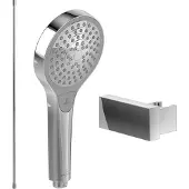Villeroy & Boch Verve Showers handdoucheset 3-in-1 hoekig, chroom