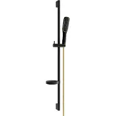 Mexen DS49 verstelbare doucheset, zwart/goud - 785494583-57