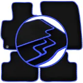 Carlux -BLUE automatten voor: Mitsubishi ASX II crossover (2020-)