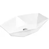 Mexen Elena opbouw wastafel 63 x 41 cm, wit - 21476300
