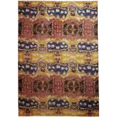 Desigual Sjaal beige / cognac / geel / zwart