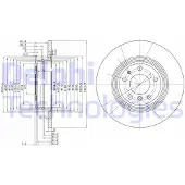 Delphi BG2671 Remschijf