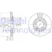 Delphi BG4036 Remschijf