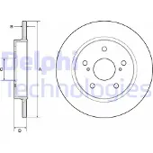 Delphi BG4183 Remschijf