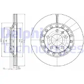 Delphi BG3958 Remschijf