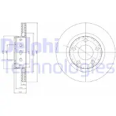 Delphi BG4057 Remschijf