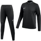 Nike Dri-FIT Park 26 Trainingspak 1/4-Zip Dames Zwart Wit