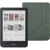 KOBO Clara Colour Zwart + Sleep Cover Groen