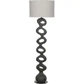Giga Meubel Vloerlamp Savio Zwart 155cm