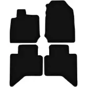 Basic zwarte velours matten voor: Isuzu D-MAX III pick-up (2019-)