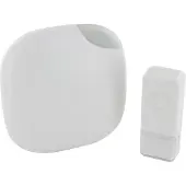 Enzo Chacon Draadloze deurbel set 100m design wit + flits - 8415021