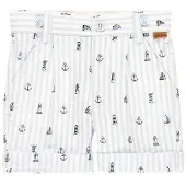 Boboli Poplin Korte Broek Wit 12 Months Meisje
