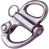 Goldenship Fixed Snap Shackle 10 Units Zilver 52 mm
