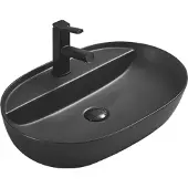 Mexen Adel wastafel opbouw 60 x 41 cm, zwart mat - 22166085