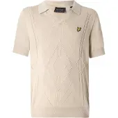 Lyle & Scott Trui 'Argyle' beige