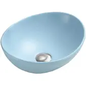 Mexen Elza opbouwwastafel 40 x 33 cm, blauwe mat - 21014049