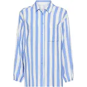 s.Oliver Slaapshirt azuur / wit