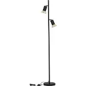 Lyora Design vloerlamp Luvia zwart met goud