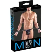 Svenjoyment Underwear Men's Thong AND Cuffs 2XL