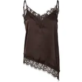 Pieces Top 'PCNOMI' chocoladebruin