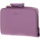 Coccinelle Leren portemonnee Tassel Wallet Jellyfish paars