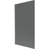 Mexen Next badwand scherm 1-vleugelig 100 x 150 , grafiet, chroom - 895-100-000-00-40-01