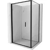 Mexen Exo opvouwbare douchecabine 120 x 90 , transparant, zwart - 816-120-090-70-00