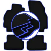 Fortuna CARLUX-BLUE automatten voor: Renault Megane II hatchback (2002-2008)
