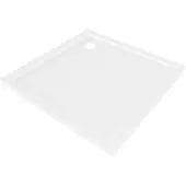 Mexen Flow douchebak vierkant slim 95 x 95 , wit glans - 46S109595