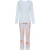 s.Oliver Pyjama hemelsblauw / oranje / pink / wit