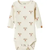 Name it Rompertje/body beige / bruin / roestbruin / wolwit
