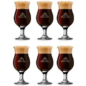 Hertog Jan Grand Prestige Bierglas – 6 stuks – Speciaalbierglazen – Officieel – Vaatwasserbestendig – 33cl