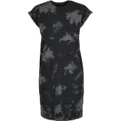 Urban Classics Jurk rookgrijs / zwart