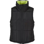 Urban Classics Bodywarmer 'Reversible' groen / zwart