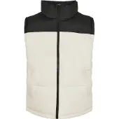 Urban Classics Bodywarmer zwart / wit