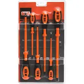 Bahco Set Of 6 Ph1ph2 Slotted And Phillips Screwdrivers With Rubber 3-6.5 Mm Handvat