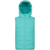 Mountain Warehouse Kinder Rocko Waterdichte Hooded Mouwloze Bodywarmer (Blauw)