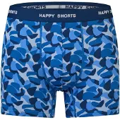 Happy Shorts Boxershorts 'Happy' navy / royal blue/koningsblauw / duifblauw