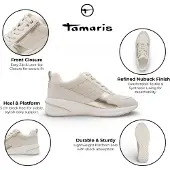 Tamaris Sneakers laag beige