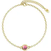 MYC Paris Geboortesteen armbanden - Goud en roze